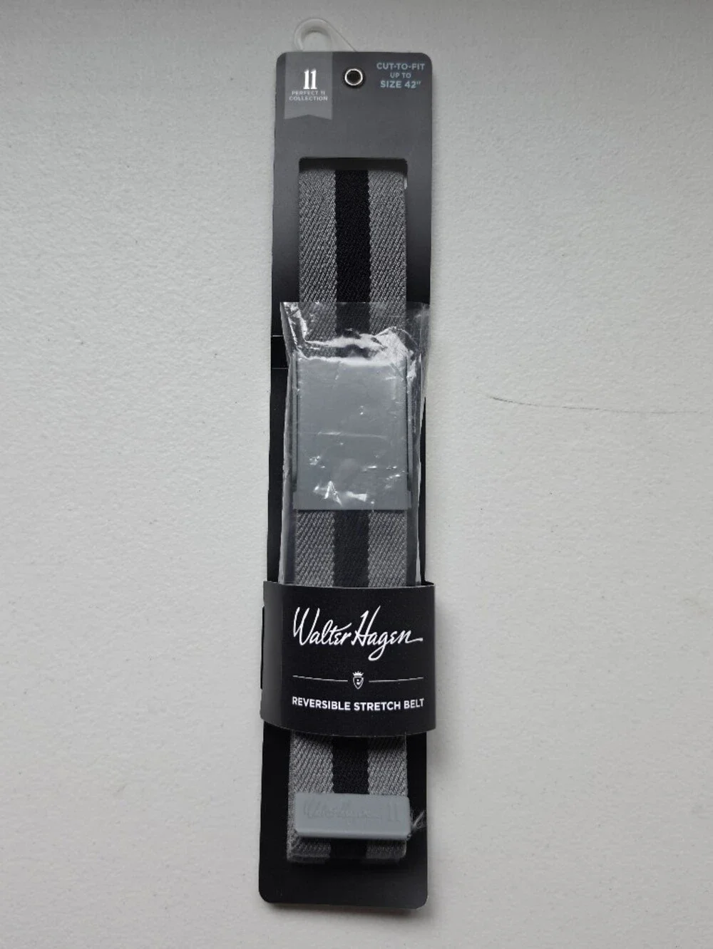 NWT Walter Hagen Reversible Stretch Belt Cut To Fit Up To 42